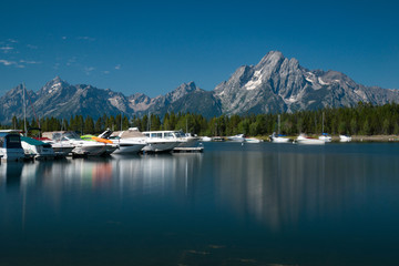 Fototapeta na wymiar Lakes at Grand Teton National Park