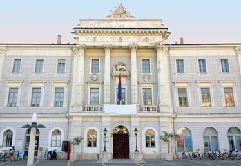 Obraz premium Piran Town Hall, Slovenia