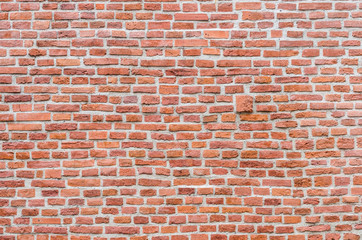 Vintage red brick wall