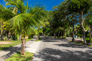 Caribbean street, Playacar, Playa del Carmen