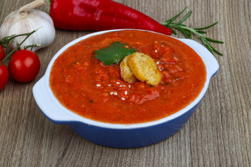 Spanish traditional soup - Gazpacho