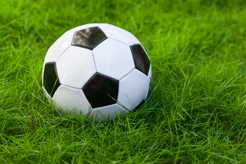 Obraz premium Soccer ball on grass