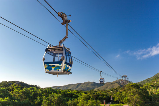 Cable Car at mountains