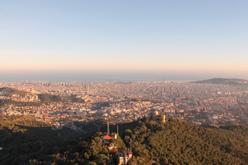 Fototapeta premium Hills in Barcelona