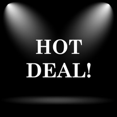 Fototapeta premium Hot deal icon