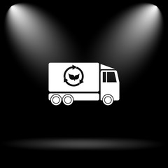 Eco truck icon