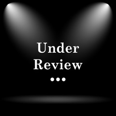 Fototapeta premium Under review icon
