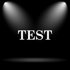 Fototapeta premium Test icon