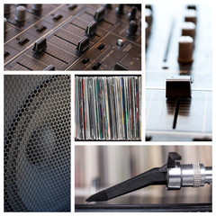 Dj tools collage