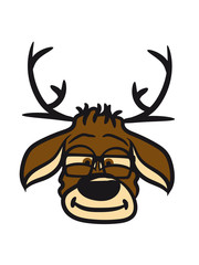 nerd geek smart glasses moose deer stag