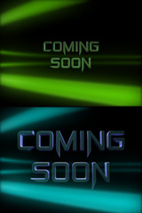 Coming soon message