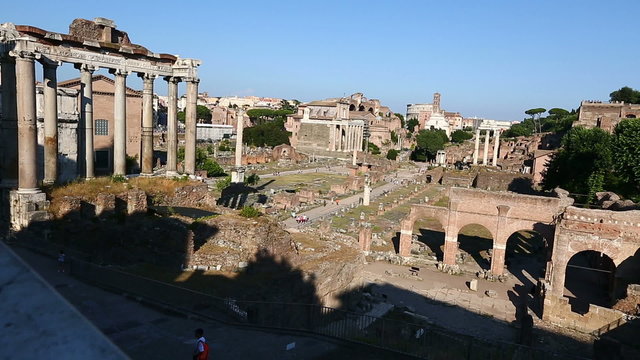 Roman Forum at Rome Lazio Italy