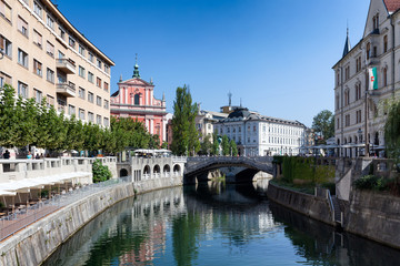 Fototapeta na wymiar Ljubljana View