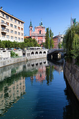 Obraz premium Ljubljanica River