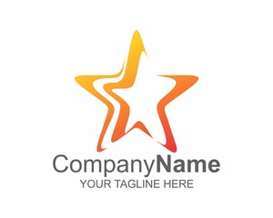 Obraz premium logo star