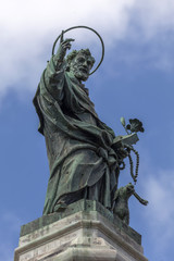 Obraz premium Statue of San Domenico in Naples, Italy