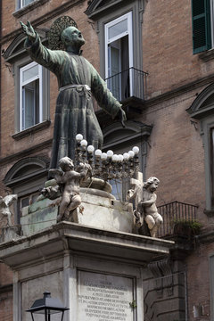 Statue of San Gaetano in Naples, Italy