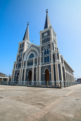 The Most beautiful Catholic Church, Chanthaburi province, Thaila