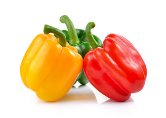  pepper on white background