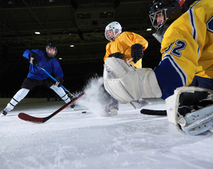 Fototapeta premium ice hockey goalkeeper