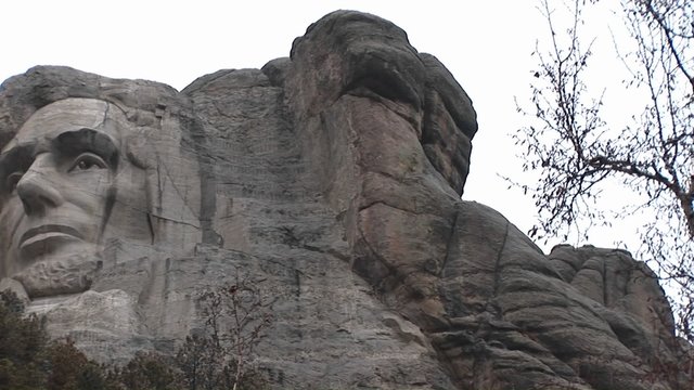 Faces of famous president adorn Mt. Rushmore.