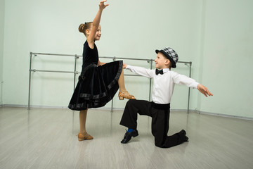 Dancing, ballroom dancing, dance studio, children