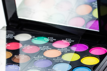 Close up make-up collage