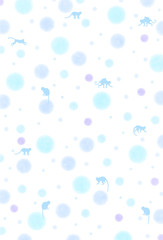 申　水玉　年賀状