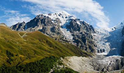 Fototapeta na wymiar Mountain ''Tetnuld'' in Caucasus