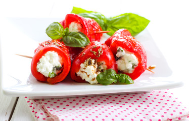 Bell pepper feta and herbs rolls