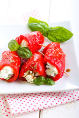 Bell pepper feta and herbs rolls