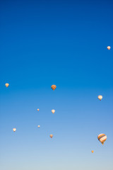 Hot Air baloon, background, blue sky