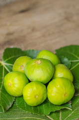 Ripe white/green  figs.