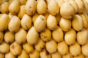 Background of mango fruit, selective focus