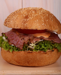 Delicious big burger