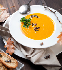 Kürbissuppe