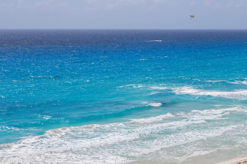 Caribbean  beach above view