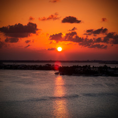 Caribbean sunset