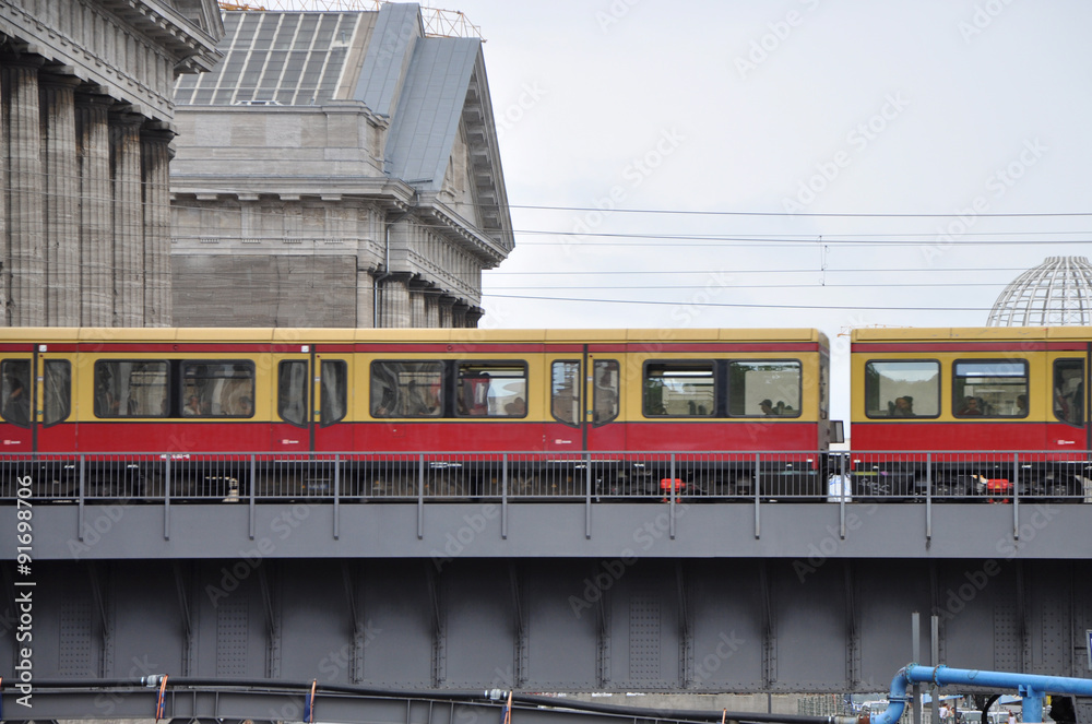 Canvas Prints berliner s-bahn