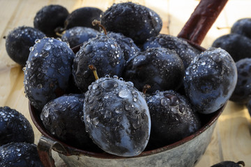homemade plum preserves