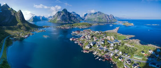 Foto op Plexiglas Norway aerial panorama © harvepino