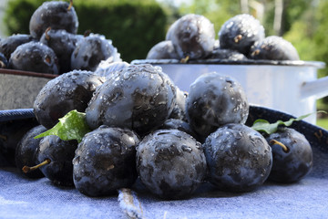 homemade plum preserves