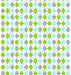 Seamless Bright Fun Abstract Rhombus Pattern