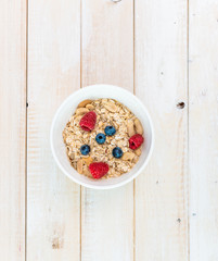muesli with berries