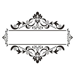 Square Vintage Frame Vector. frames and vignette for design template. Elements in Victorian style. Ornate decor for invitations, greeting cards, certificate, thank you message.
