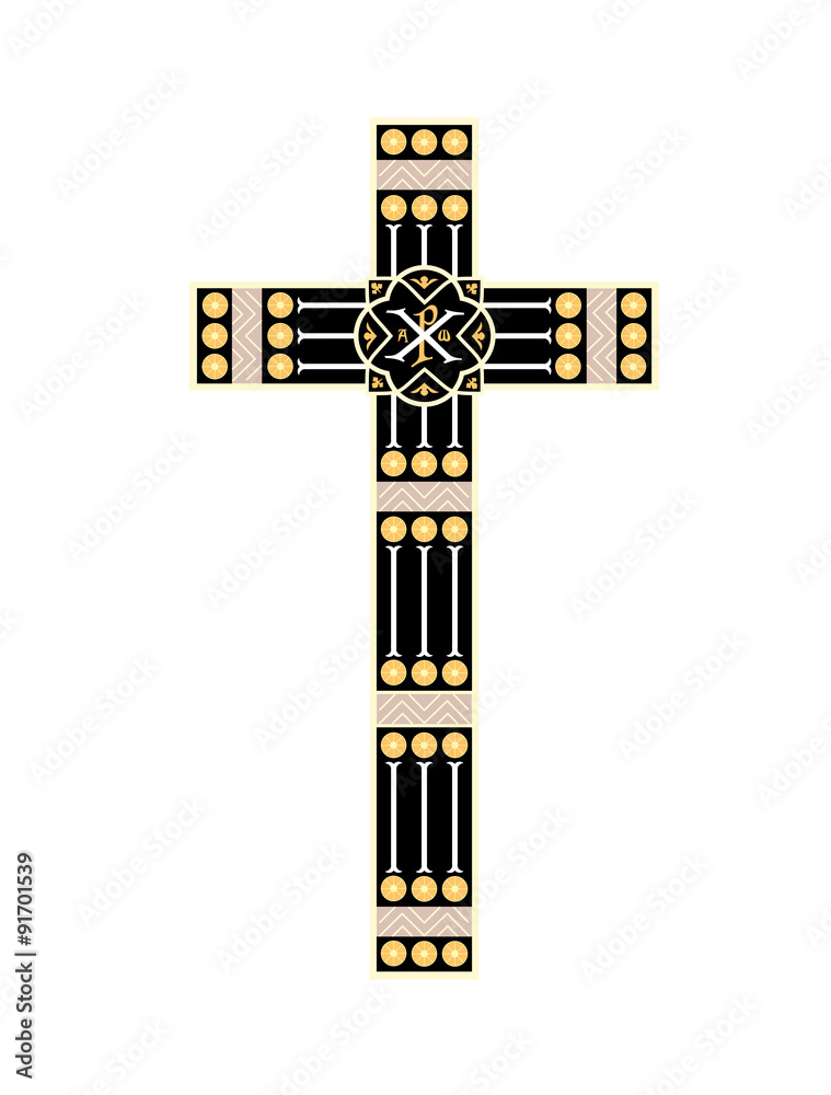 Wall mural hungarian cross