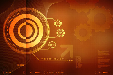 Obraz premium Digital Abstrct business background