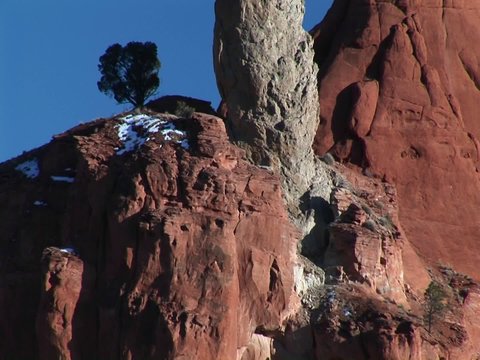 Tilt-up on the sand pipe in the Kodachrome Basin in the Utah Backcountry