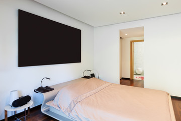 bedroom of a modern house