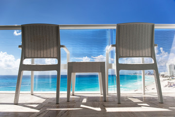 Balcony with seaview